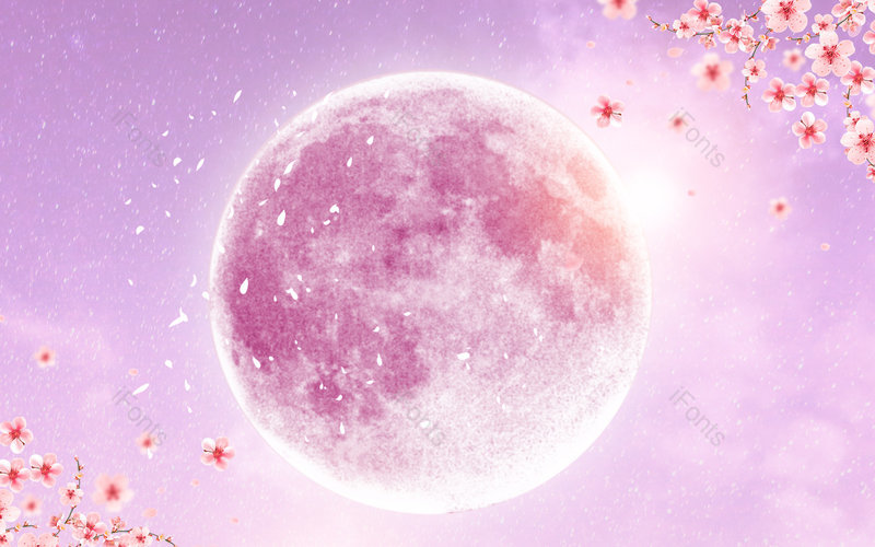 时尚梦幻地球樱花云彩樱花季节背景,插画/手绘图,插画/手绘图库,插画/手绘图下载,插画/手绘